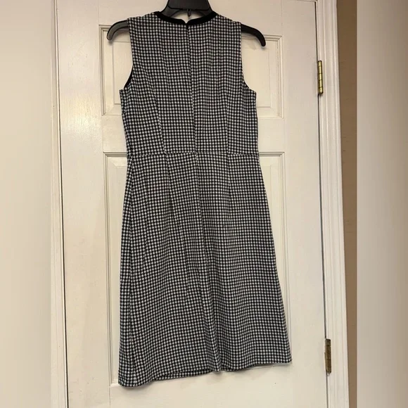 Talbots Black and White Checkered Midi Dress - Picture 2 of 7